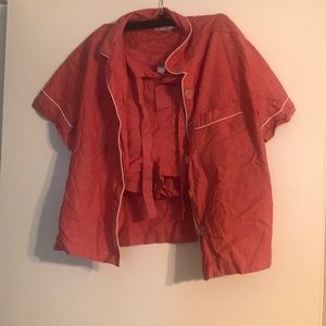 Two piece Victoria’s Secret pajama set.